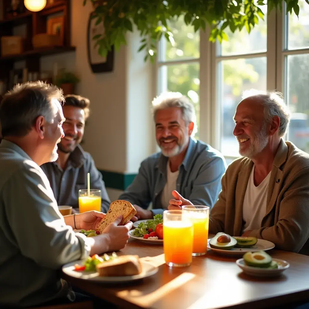 Hombre leyendo un libro sobre salud prostática en un ambiente relajante.