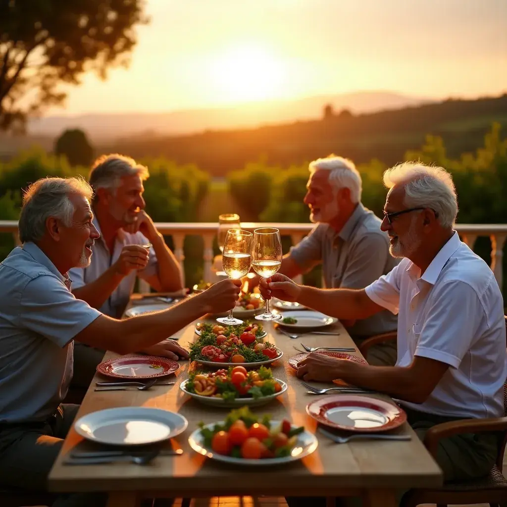 Hombre mayor disfrutando de una caminata en la naturaleza, promoviendo la salud.