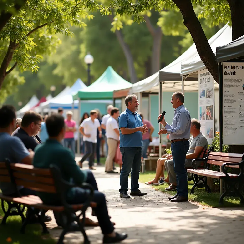 Hombre mayor sonriendo mientras consulta a un médico sobre la salud prostática.
